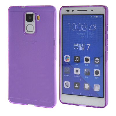 

MOONCASE чехол для Huawei Honor 7 Flexible Durable Soft Gel TPU Silicone Skin Slim Cover Purple