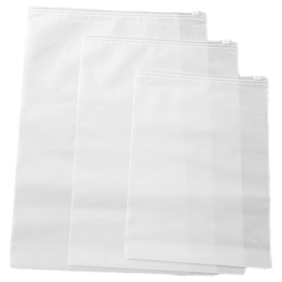 

NOLANSEND NOLANSEND Matte Transparent Items Storage Bag 40 50cm Travel Waterproof Clothes Self Sealed Bag Bags Pocket Bag 5pcs NL-4050