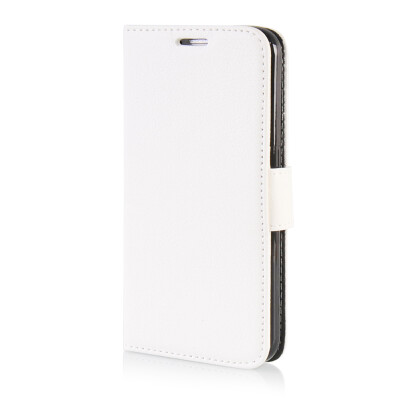 

MOONCASE Litch Skin Leather Side Flip Wallet Card Slot Pouch Stand ЧЕХОЛ ДЛЯ Samsung Galaxy S6 White