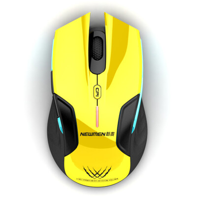 

NEWMEN E500 game glow wireless mouse black