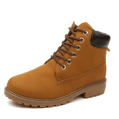 

New 2018 Autumn Early Winter Shoes Women Flat Heel Boots Fashion Womens Boots Brand Woman Ankle Botas Hard Outsole