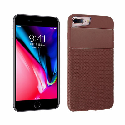 

Goowiiz Phone Case For Iphone 7 Plus8 Plus Fashion Triangular texture Soft Silicone Prevent falling