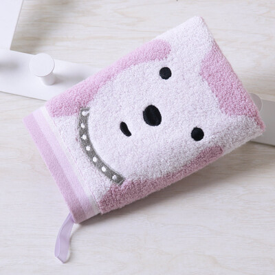 

Gold towel home textile cotton imperfection embroidered square towel hand towel single strip purple 45g 3534cm
