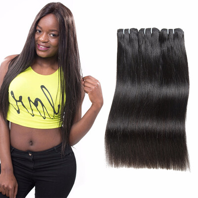 

Nami Brazilian Straight Remy Hair 3 Bundles 100 Unprocessed Human Hair Weaving Natural Color Black Free Shipping