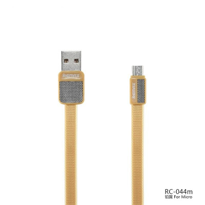 

REMAX Micro USB Data cable flat metal charging cable 21A durable fast charger cable for xiaomisonysamsungHTCmezu