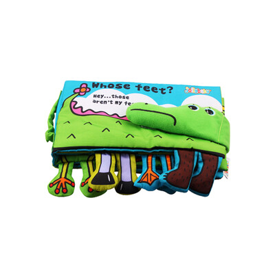 

Jollybaby three-dimensional tail cloth book early education 6-12 months baby 0-1-3 years old baby toys tear not bad crocodile models