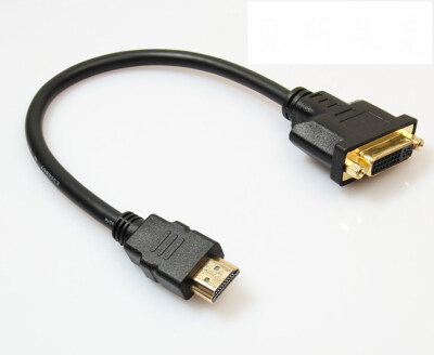 

Huayuan HDMI Adapter Male to DVI 245 Female Converter Cable