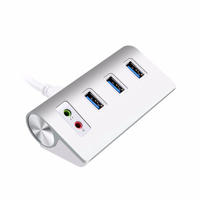 

Rocketek multi usb 30 hub port adapter splitter Power Interface External Stereo Sound for MacBook computer laptop accessories