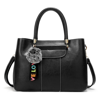 

New Fashion Brand Women Travel Splice PU Leather Handbags Womens Satchel Cross Body Shoulder Messenger Bags Ladies Large Tote Bag