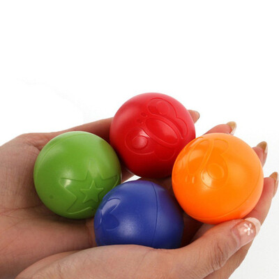 

4pcslot Eco-friendly Colorful Bouncing Ball Toys For Baby Rattles Grasping Ball Educational Outdoor Sport Toy For Infant Kids