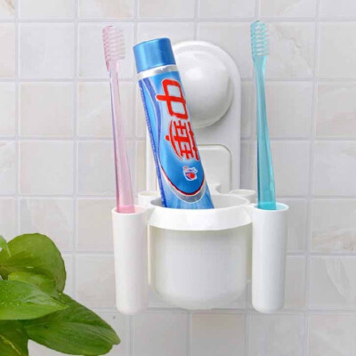 

MyMei Powerful Suction Wall Tooth Toothbrush Cup Holder for Bathroom Accessories 95179