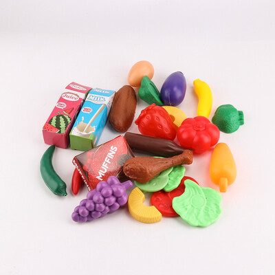 

BOOM LIGHT Pretend Play Food Set Cutting Play Vegetables Set Of 23 Pcs Basic Skills Development XG23