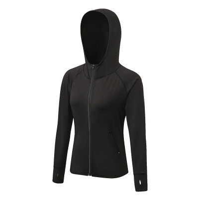 

New Womens Running Jacket Long Sleeve Running Hoodie Yoga Sports Coat