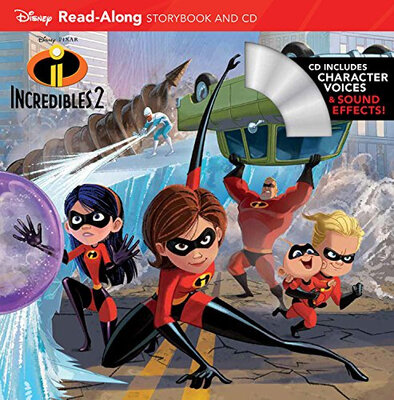 

Incredibles 2 Read-Along Storybook&CD Read-