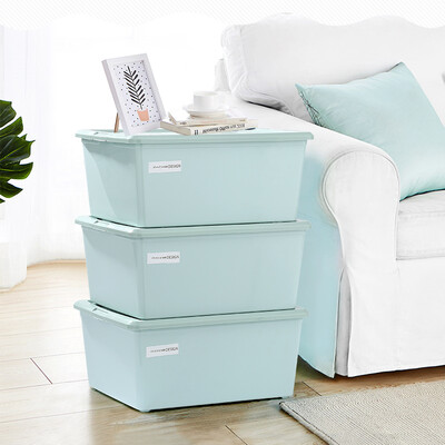 

Xiuchuan Showtran fashion storage box plastic storage box storage box toy storage box Japanese storage box 30L3 Pack