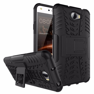 

Goowiiz Phone Case For Huawei Y3 IIY5 II Armor Tire Texture Rugged Protection PCTPU Full Protection