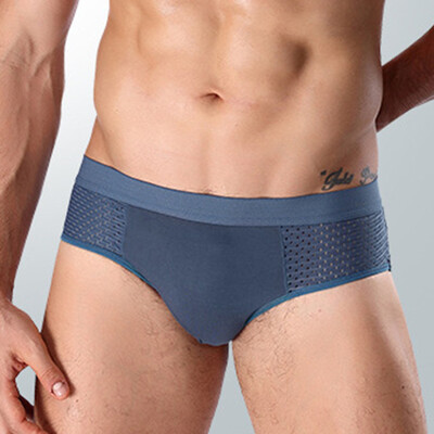

Men&39s Underwear Ice Silk Men Modal Mesh Breathable Triangle Underwear