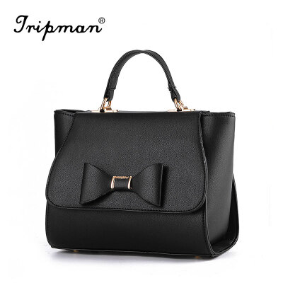 

Tripman High Quality New Fashion Crossbody Bag Designer Woman Handbag Leather Bow Women Messenger Bag Ladies Shoulder Bag for Sale