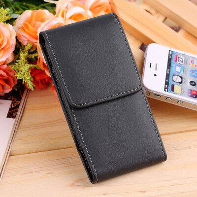 

PU Leather Holster Pouch Phone Case Cover Belt Clip For Apple iPhone 5/5S/5C Black