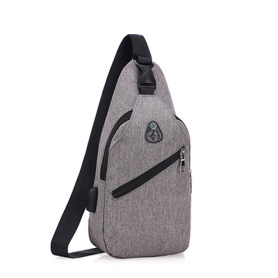 

Shoulder Bags USB Charging Crossbody Bags Men Anti Theft Chest Bag School Short Trip Messengers Bag New Arrival