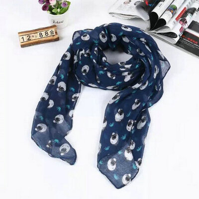 

Guttavalli Winter Новый шарм Красочный овец животных Long Shaw Lovely Women Long Chevron Scarves Fashion Stripe Print Мягкий шарф