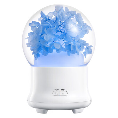 

TOMNEW 100ML Aroma Diffuser Humidifier Ultrasonic Two-Stage Spray Timing Aromatherapy Essential Oil Diffuser with Colorful Light