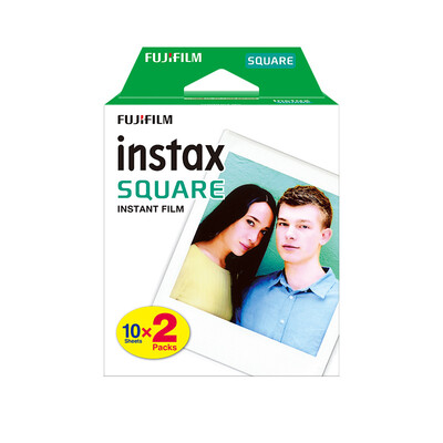 

Fuji Once Imaging Photo Paper instax instax SQUARE Square Photo Paper Dual Packaging