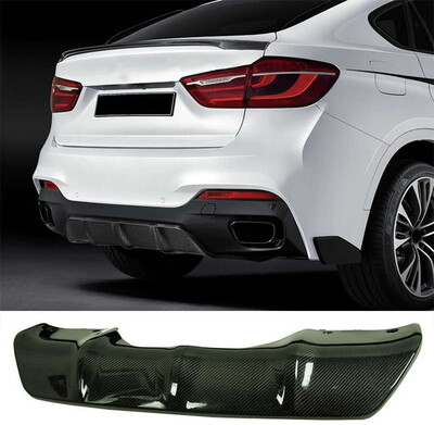 

P Style Carbon fiber Rear Lip Diffuser Fit For BMW F16 X6 M-Sport