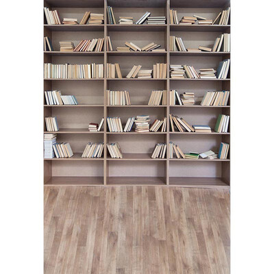 

Bookshelf Photo Backdrop 57FT Vinyl Fabric Cloth Digital Printing Birthday Background S-3163