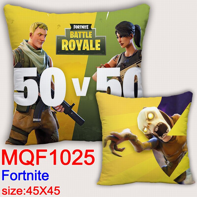 

Fortnite Battle Royale Game Pillowcase Zipper Pillow Home Car Sofa Cushion Cover Changing Reversible Patchwork Pillow
