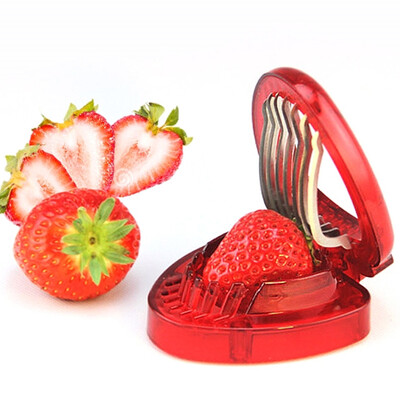 

High quality Strawberry slicer Strawberries Cut fruit Knife salad maker Cake Decoration tool kitchen accessories