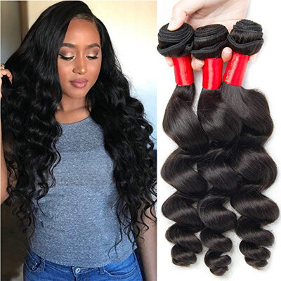 

CLAROLAIR Hair Peruvian Virgin Hair Human Hair Peruvian Loose Wave Cheap Peruvian Hair Style 3 Pcs Lot Bundles