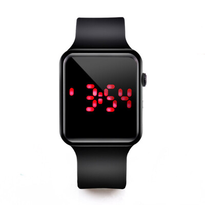 

Men LED Sports Casual Electronic Watches silicone strap