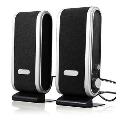 

New High Quality 120W USB Power 35mm Ear Jack 80Hz-20Hz Laptop Desktop Computer Notebook Audio Speaker Amplifier for pc