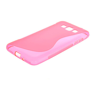 

MOONCASE  - Line Soft Flexible Silicone Gel TPU Skin Shell Back Case Cover for Samsung Galaxy Grand Max G7200 Hot pink