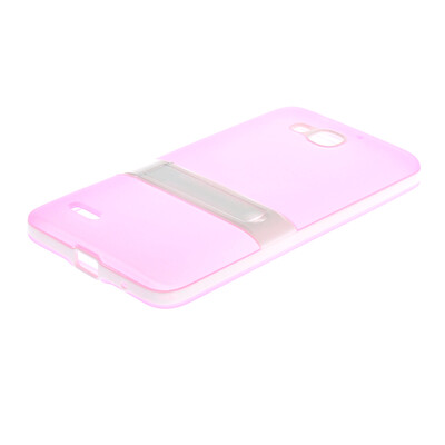 

MOONCASE Huawei 3X Дело Желе Цвет силиконовый гель ТПУ Тонкий с подставкой обложка чехол для Huawei Honor 3X G750 розовый