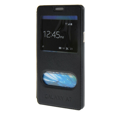 

MOONCASE Samsung Galaxy A7 чехол для View Leather Flip Pouch Bracket Back Cover Sapphire