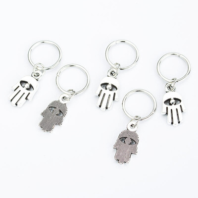 

10PC Hair Braided Ring Silver Circle Leaf Clip Hairpin Jewelry Design Dreadlock Hoop Circle Hair Accessories