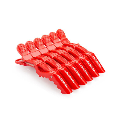 

6 Pcs Hair Clip Plastic Professional Salon Section Hair Clips 4 Colors Crocodile Hairpins Hair Care Styling Accessories Tools