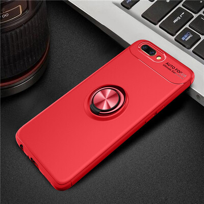 

OPPO R11 роскошь металлическое кольцо, магнитные брекет - shockproof охлаждения тпу телефон дело