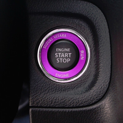 

Car Engine Start Stop Car Ignition Ignition decorative ring Sticker fit for Suzuki Vitara 2015 2016 S-Cross Alivio