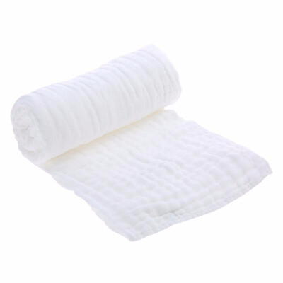 

Baby Bath Towel Blanket Swaddle 100 Muslin Cotton Super Soft Water Absorbent For Baby s Delicate Skin 6 Layer 50 30 inches Pink