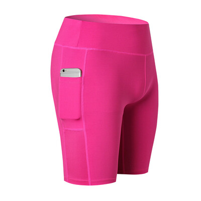 

Sexy Pocket Gym Women Shorts CompressionTight Athletic Clothing for Yoga Sports
