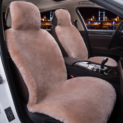 

100 Real Whole Sheepskin Cashmere Car Seat CoverSuper Warm Fur Car Seat CushionWholesale High Quality car seat WSCP01