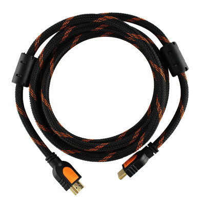 

Haile HY-51H-1.5M Gold-plated version of the HDMI digital high-definition line 1.4 version / 3D TV cable / 4K high-definition video cable 1.5 meters