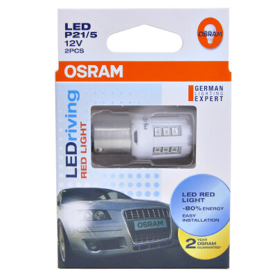 

OSRAM P21W P21/5W 57456 7457 1457 12V 3W LED Car Side Marker Bulbs Turn Signal Light Long Lifetime Pair Cool White / Red / Yello
