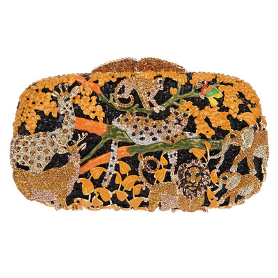 

Fawziya Forest Animal Pattern Fashion & Trendy Style Clutch Bag