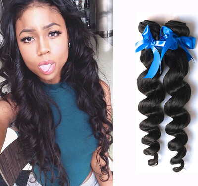 

WYF Loose Wave Virgin Hair 4Pcs 100% необработанные индийские человеческие волосы Loose Wave Hair Bundles