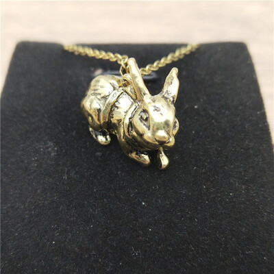 

New 3D Rabbit Necklace Trendy Style 3D Rabbit Pendant Necklace Women Fashion Rabbit Jewellery