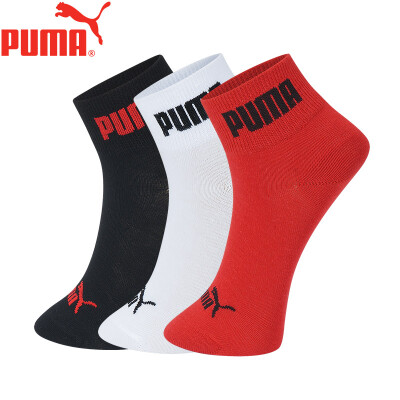 

PUMA Hummer Socks Womens Basic Socks 3 Pairs White Code